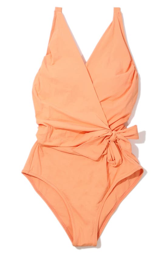 Shop Hanky Panky Wrap Front One-piece Swimsuit In Florence