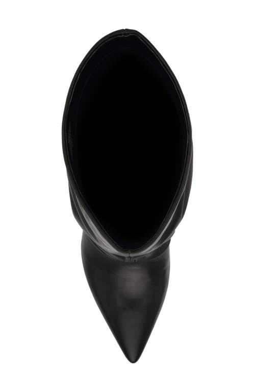 Shop Nine West Primer Slouch Pointed Toe Boot In Black