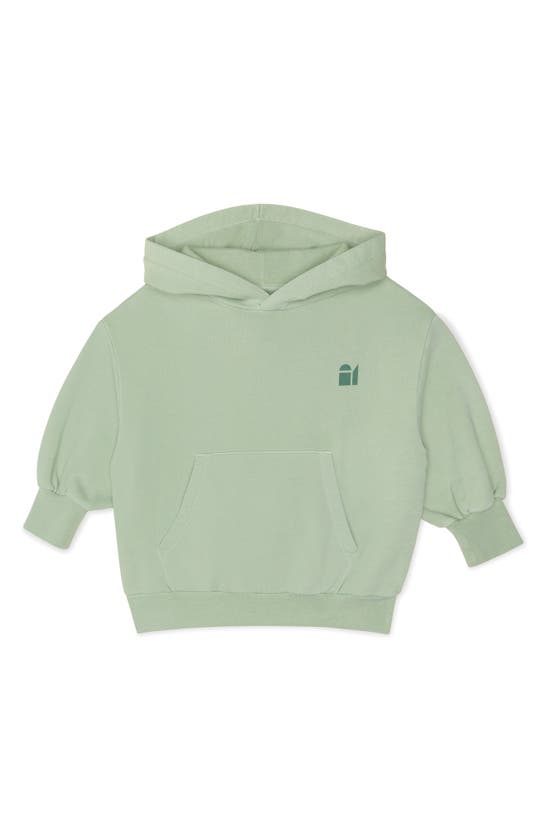 Shop The Sunday Collective Kids' Natural Dye Everyday Hoodie In Honeydew
