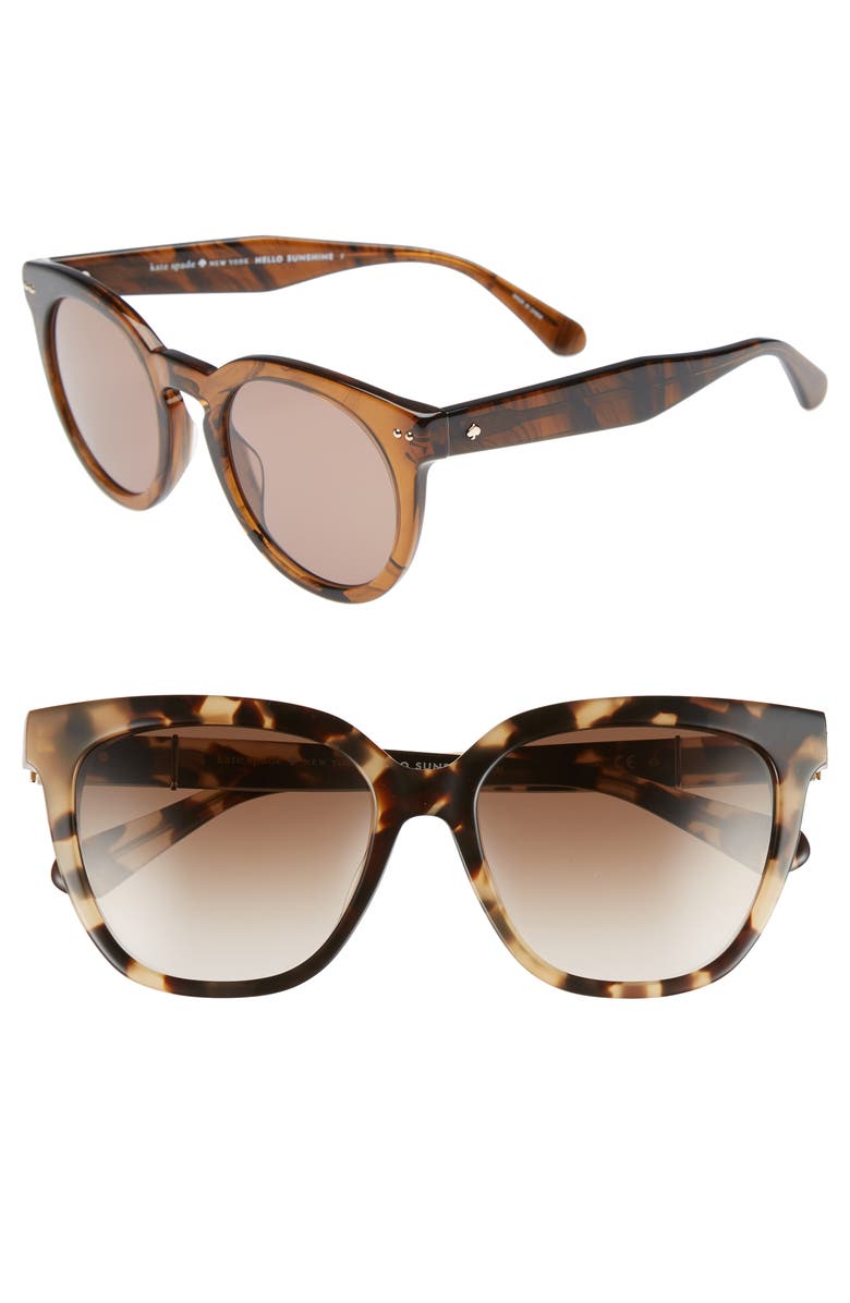 kate spade new york kahli 53mm cat eye sunglasses | Nordstrom