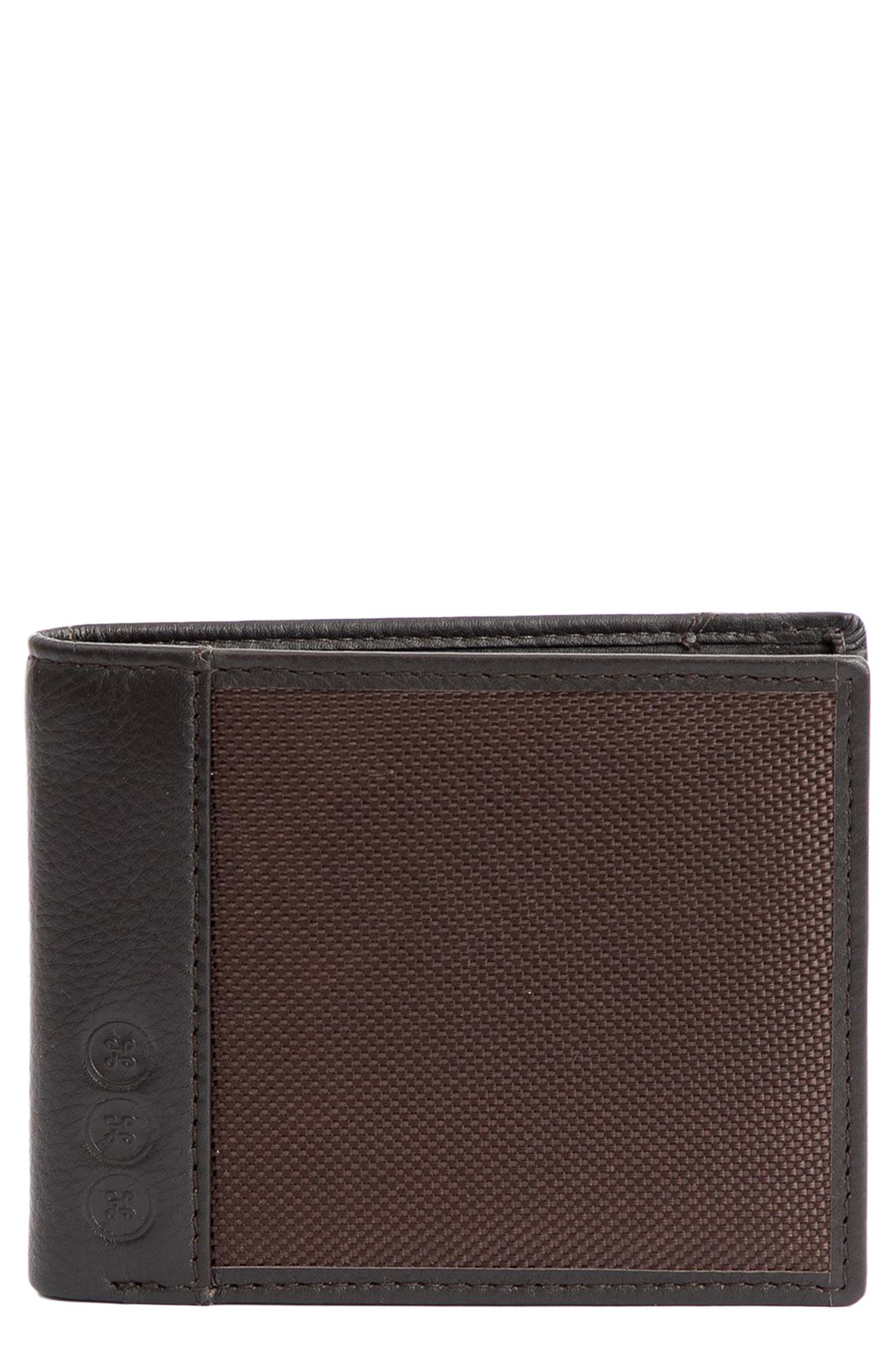 Pinoporte Boundless Slim Fold Wallet In Brown