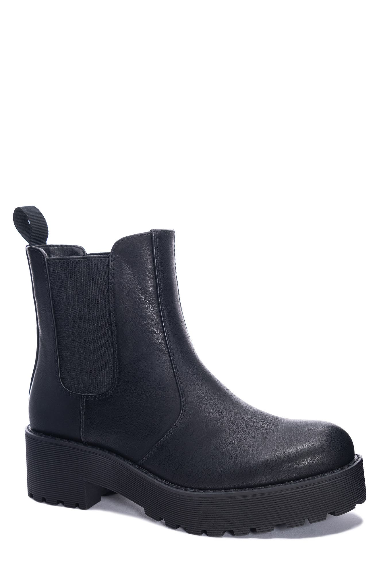 dirty laundry montana chelsea lug boot black