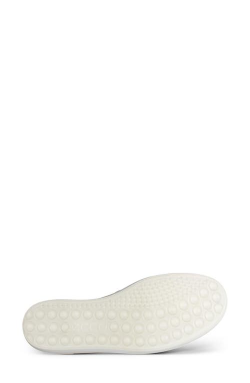 Ecco Soft 7 Slip-on Sneaker In Limestone/straw