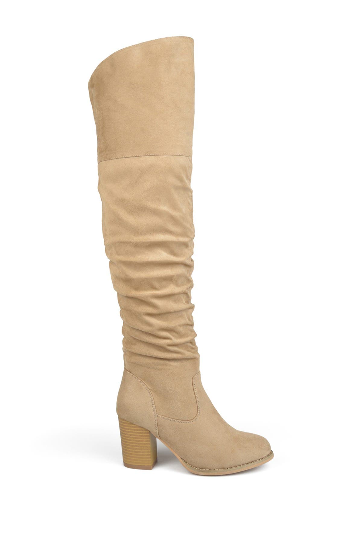 JOURNEE Collection | Kaison Ruched Tall Boot - Extra Wide Calf ...