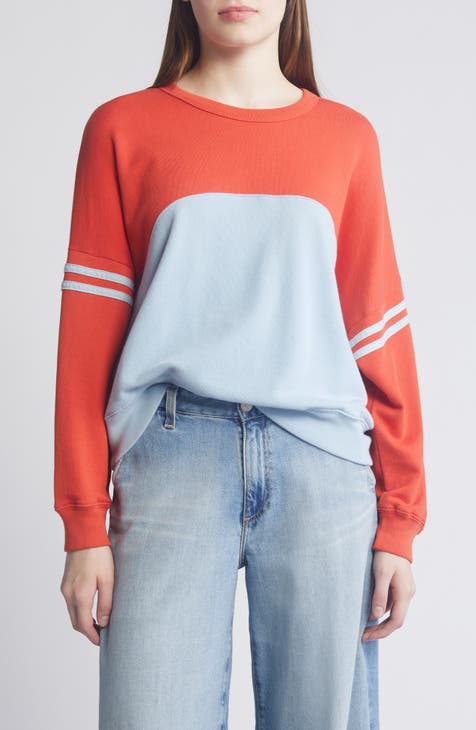 The Cross Country Colorblock Cotton Sweatshirt