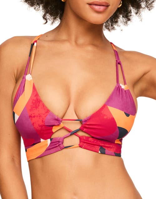 Shop Adore Me Tatiana Swimwear Bra In Novelty Red