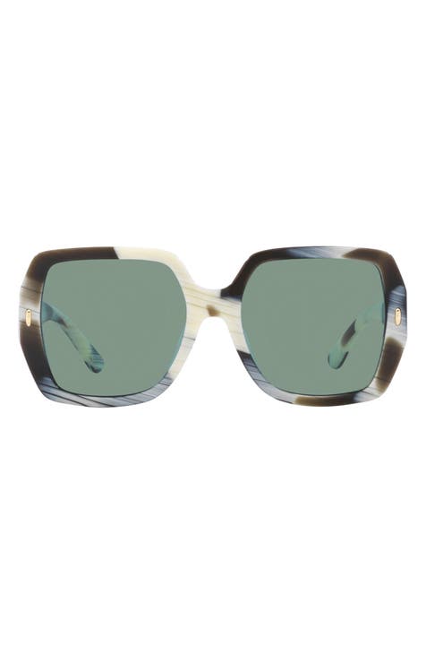 Tory Burch Women's Cat Eye Sunglasses, 53mm