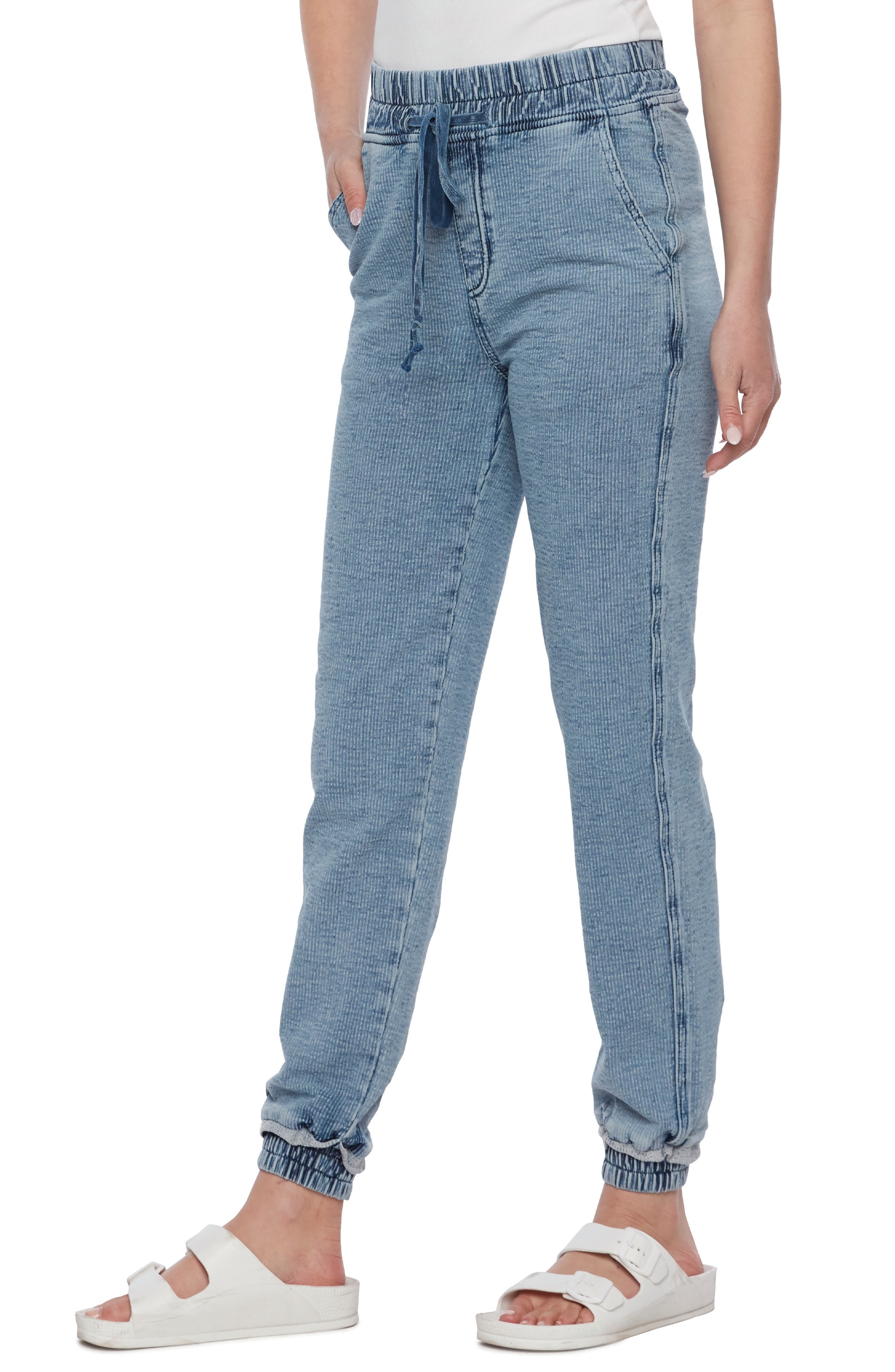 Wash Lab Denim WASH LAB Indigo Knit Joggers Nordstrom