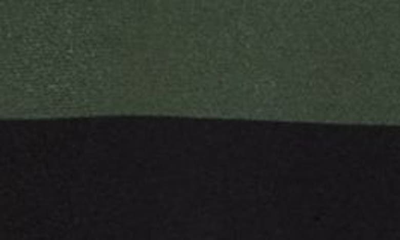 Shop Vaquera Logo Print Stripe Crop Polo In Black/ Green