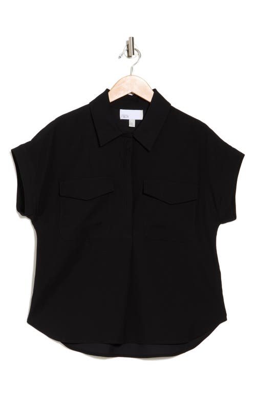 Shop Nordstrom Rack Utility Shirt In Black