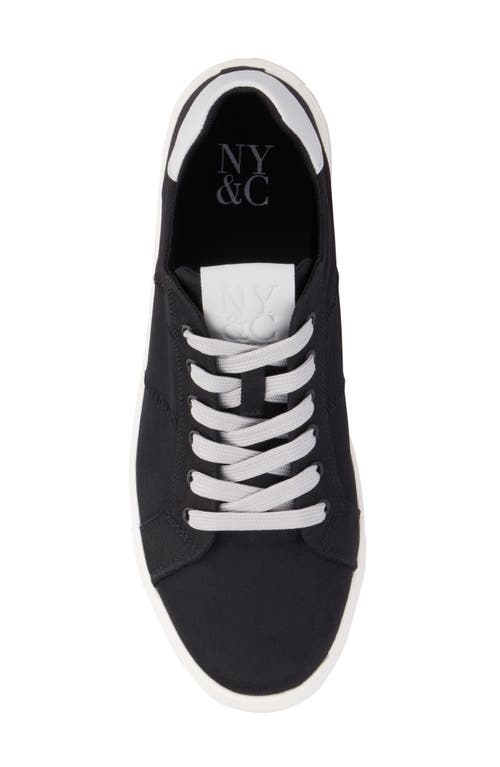 New York And Company Brad Low Top Sneaker In Black