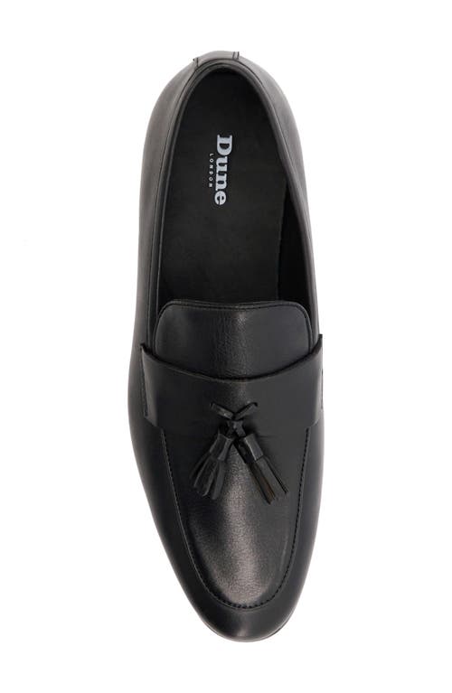 Dune London Saxxton Tassel Loafer In Black