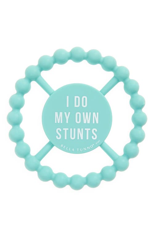 Bella Tunno I Do My Own Stunts Silicone Teether in Blue at Nordstrom