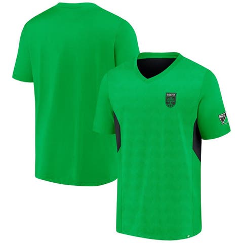 Men's Fanatics Branded Green Bay Packers Jersey Tackle V-Neck T-Shirt Size: Medium