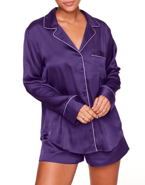 Shop Adore Me Sammi Pajama Set In Dark Purple