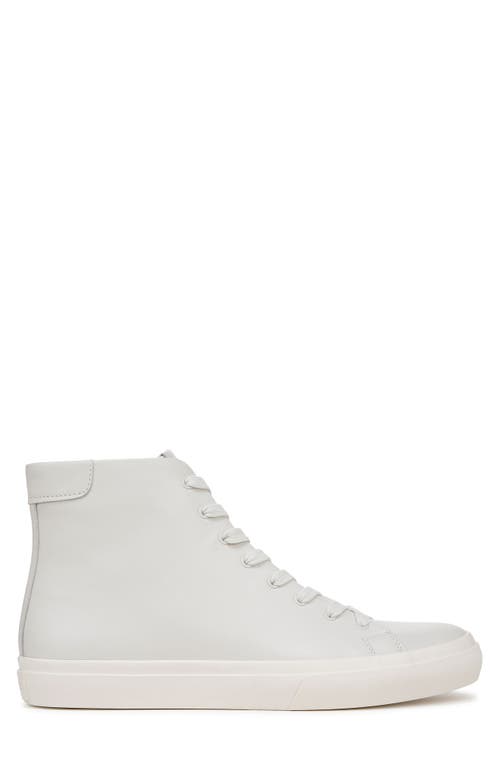 Shop Vince Fulton High Top Sneaker In Chalk White