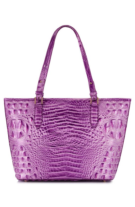 Shop Brahmin 'medium Asher' Leather Tote In Lilac Essence