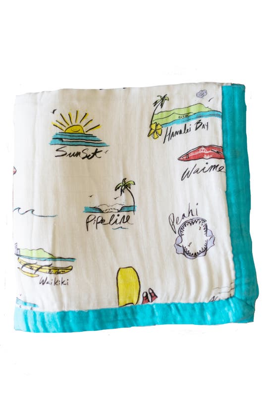 Shop Coco Moon Surf Report Quilt In White Multi