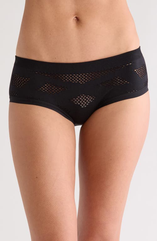 Hauty Midnight Hipster Panties In Black