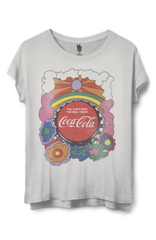 JUNK FOOD JUNK FOOD COCA-COLA FLOWERS GRAPHIC T-SHIRT 