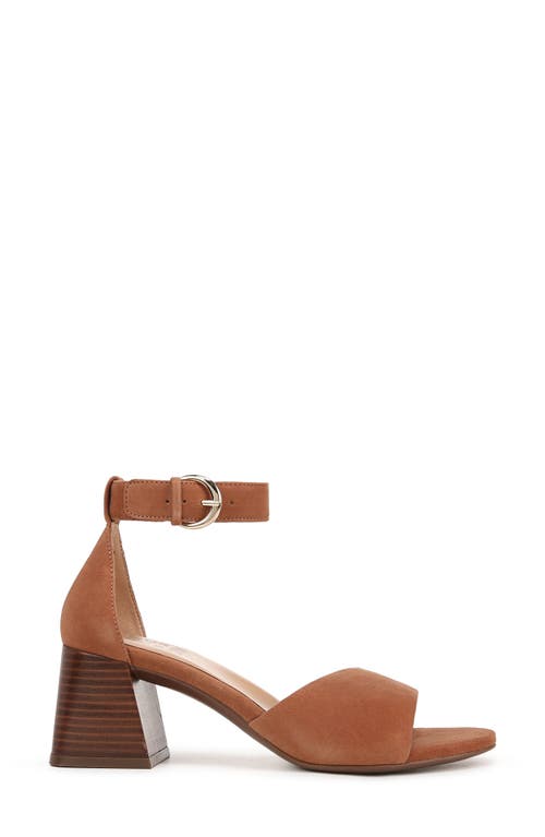 Shop Naturalizer Verly Ankle Strap Flare Heel Sandal In English Tea