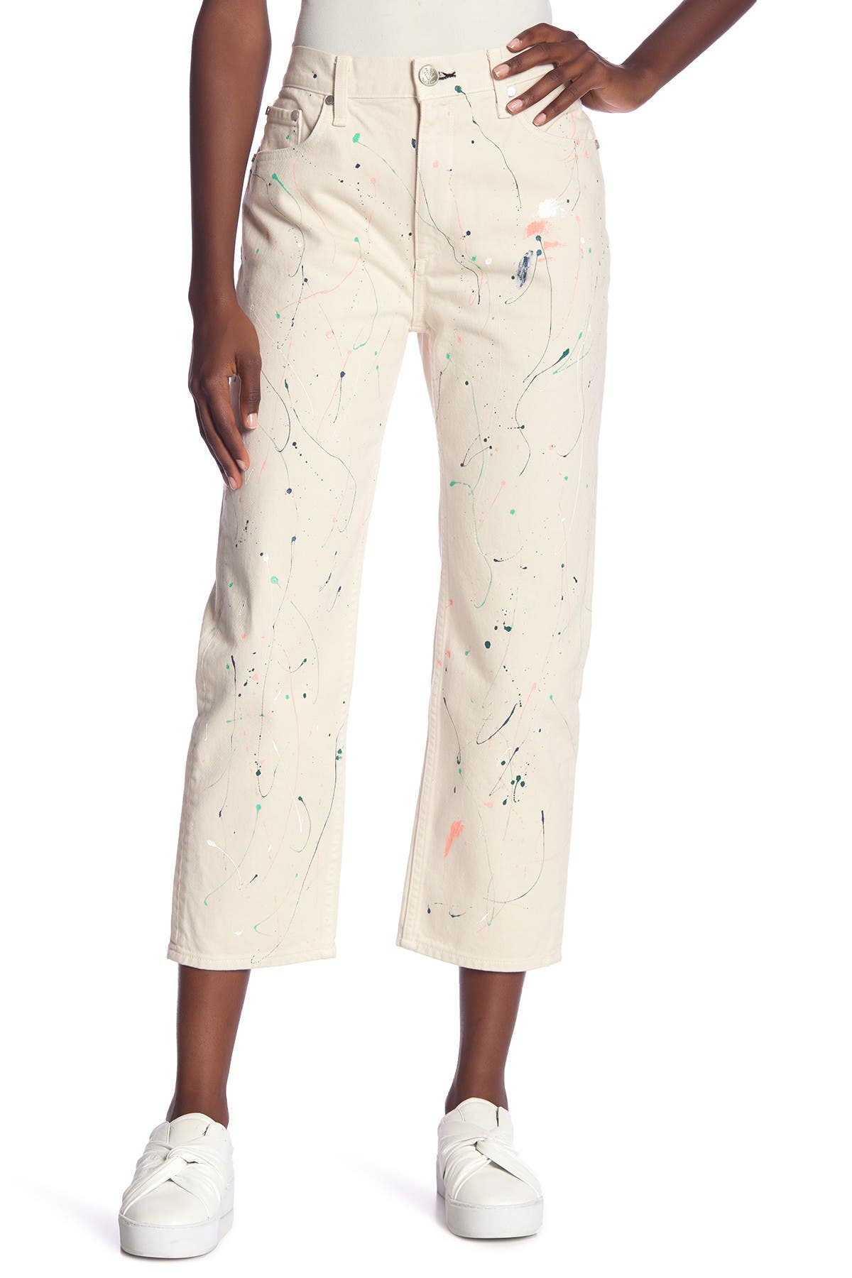 rag and bone paint splatter jeans