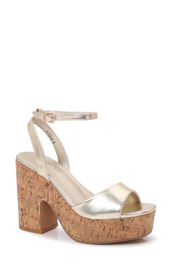 BERNESS BERNESS AVERIE CORK PLATFROM SANDAL