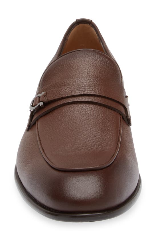 Shop Ferragamo Desio Loafer In Cocoa Brown New Biscotto