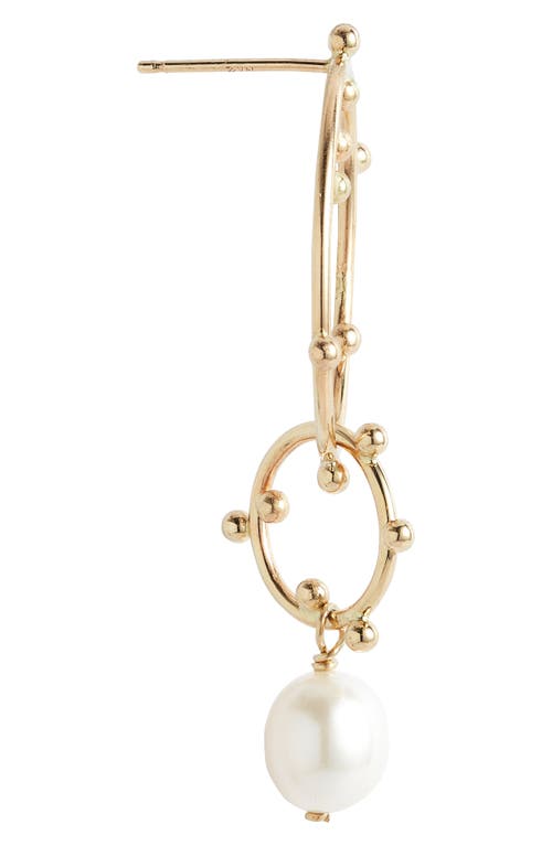 Shop Poppy Finch Scattered Bubble Drop Earrings In Gold