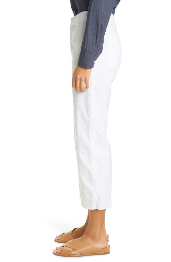 Frank & Eileen The Italian Crop Pants In White