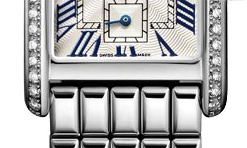 Shop Longines The Mini Dolcevita Diamond Bracelet Watch, 29mm In Silver