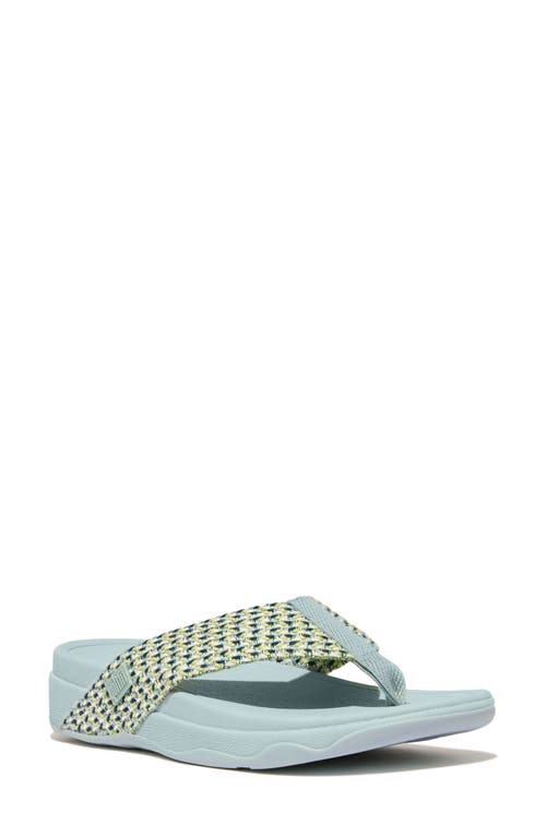 FitFlop Surfa Flip Flop Mint Blue Multi at Nordstrom,