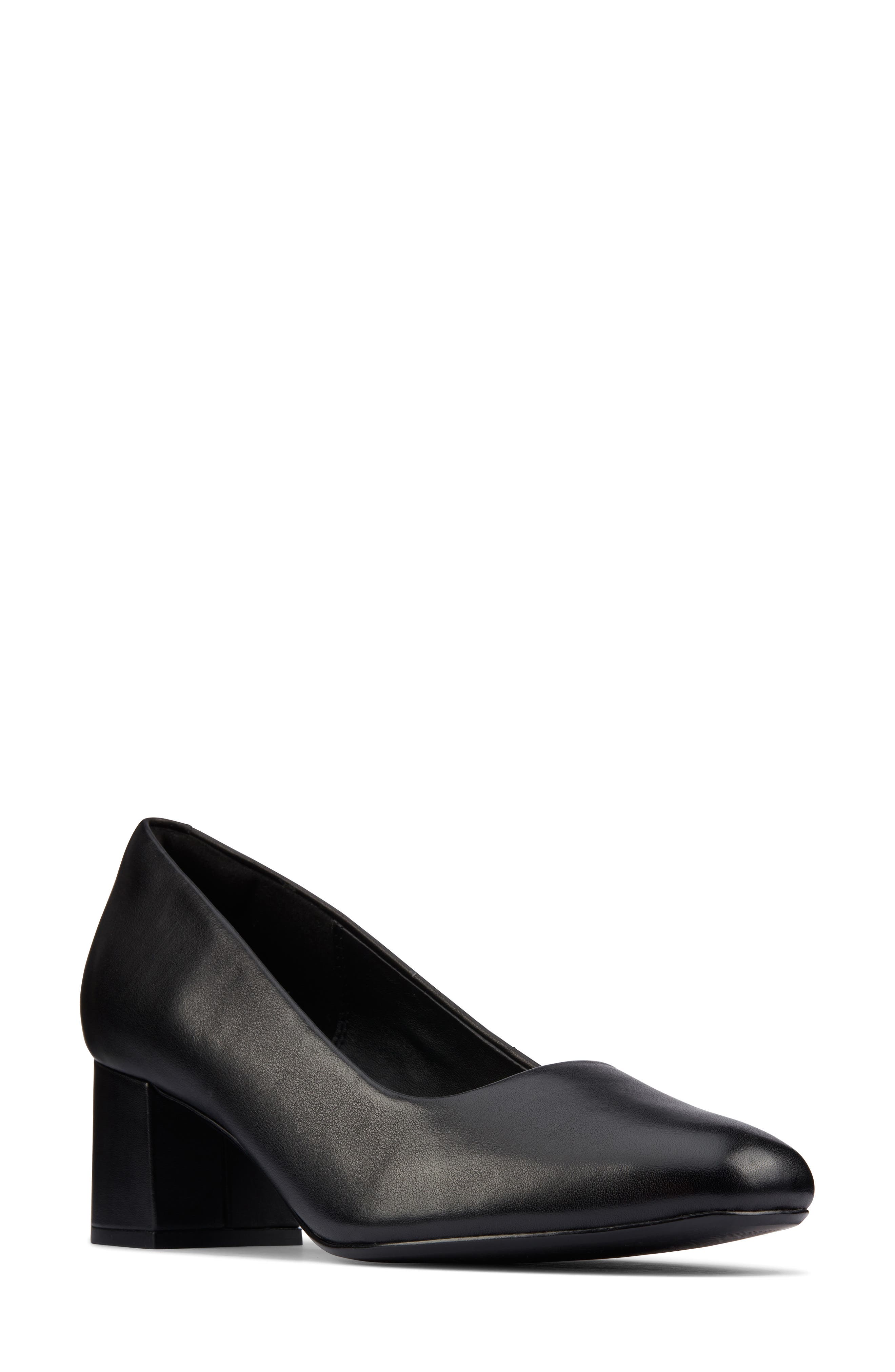 clarks black heels