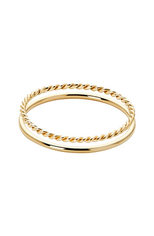 Ana Luisa 10k Gold Ring Set In Gold