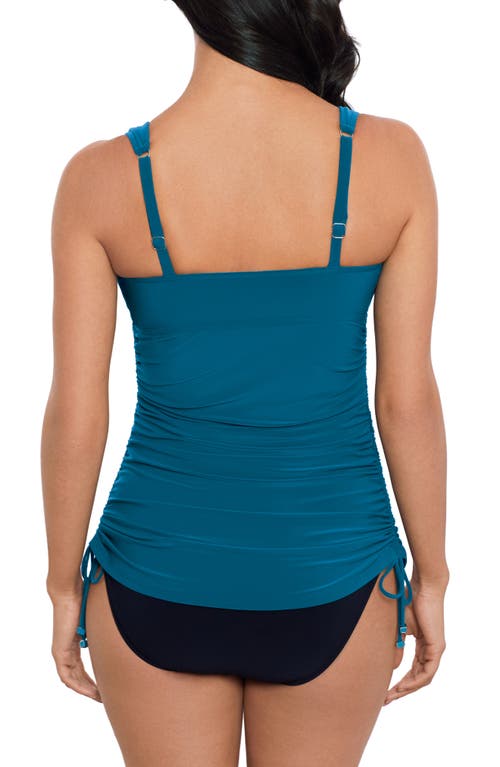 Shop Magicsuit ® Dani Solid Underwire Tankini Top In Marine