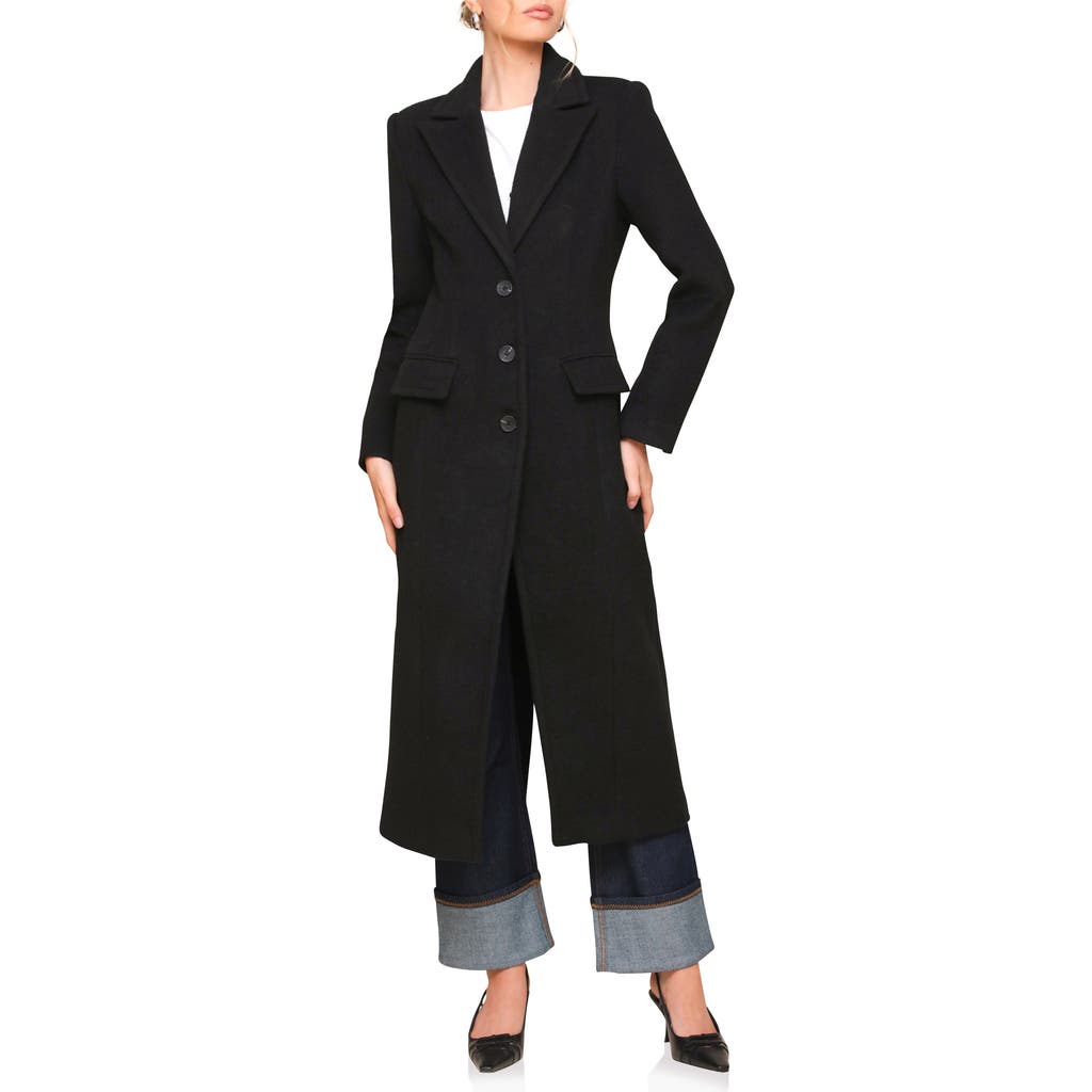 AVEC LES FILLES AVEC LES FILLES CUTAWAY TAILORED MAXI COAT