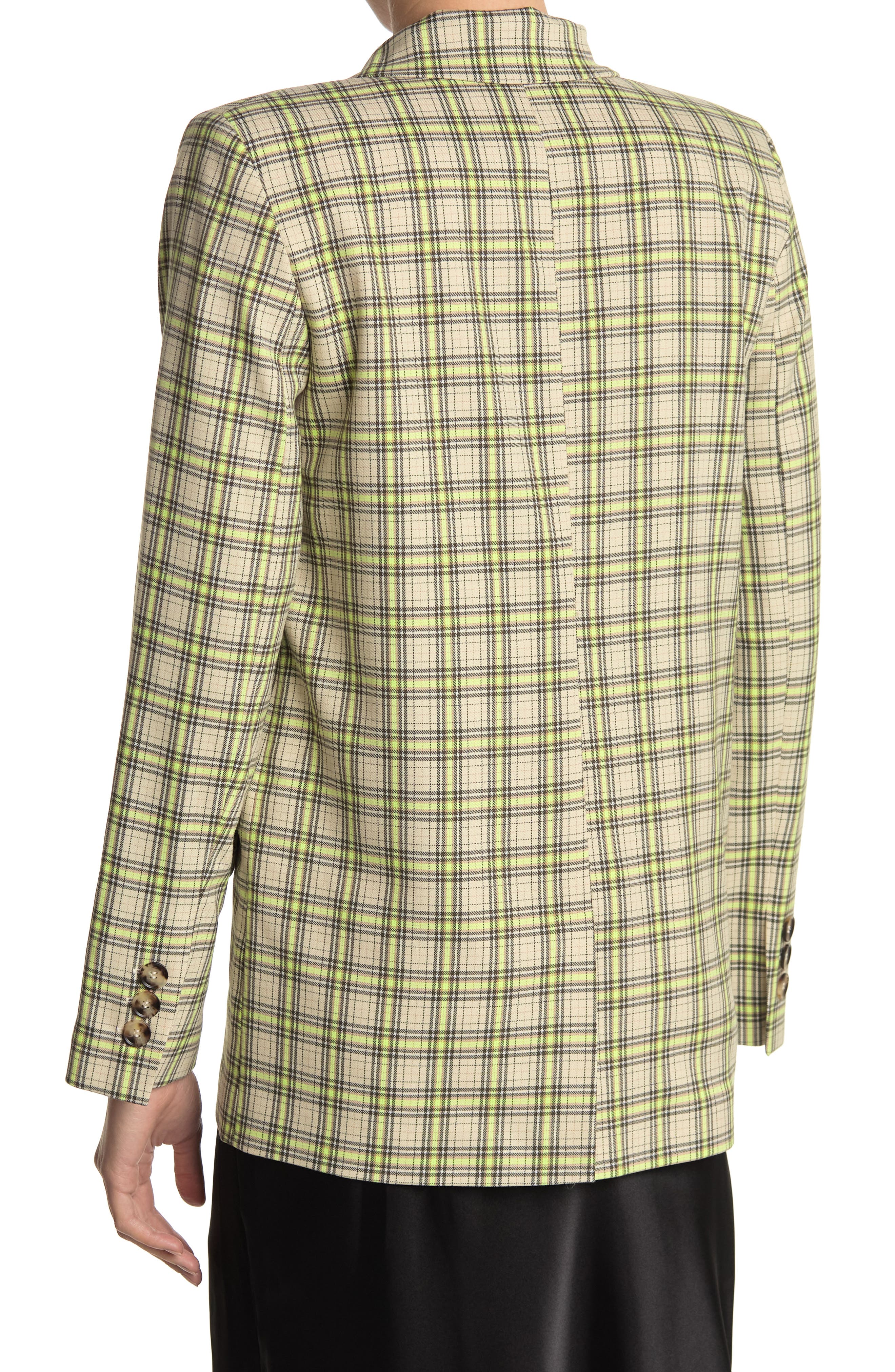 topshop check blazer