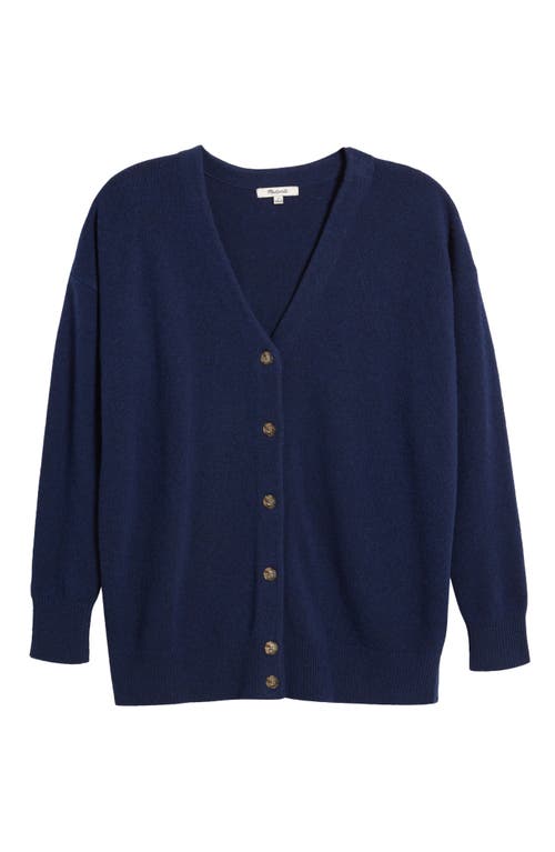 MADEWELL MADEWELL RELAXED V-NECK WOOL BLEND CARDIGAN 