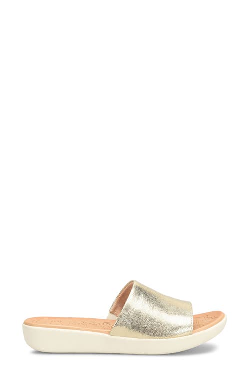 Shop B O C By Børn April Slide Sandal In Champagne