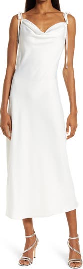 WAYF The Beverly Cowl Neck Midi Dress | Nordstrom