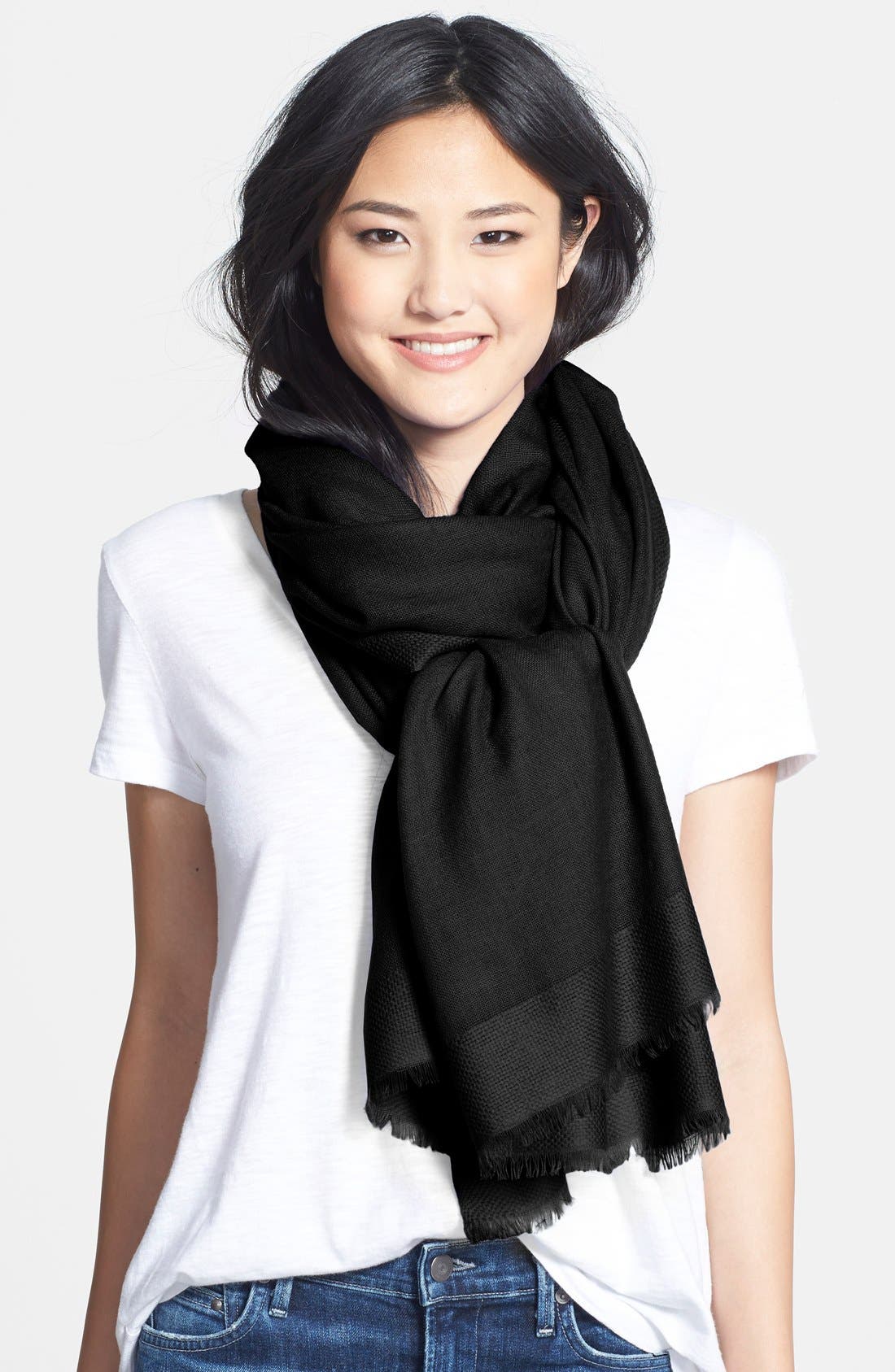 tissue cashmere scarf