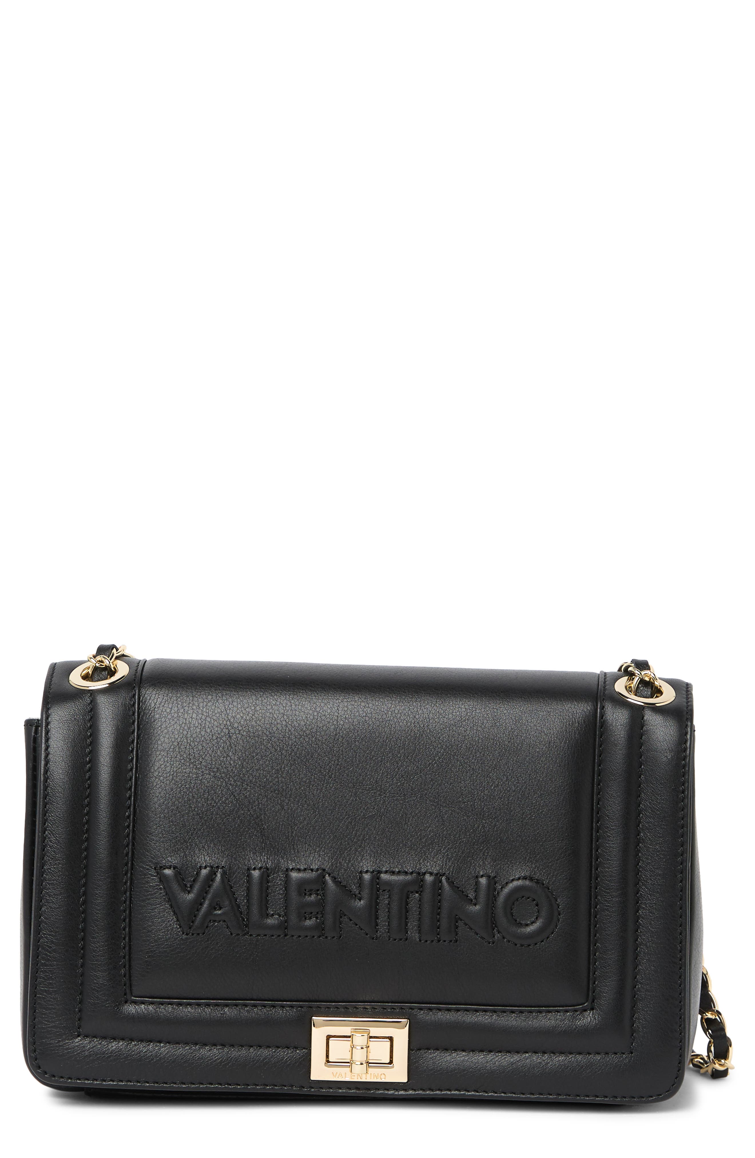 VALENTINO BY MARIO VALENTINO ALICE SAUVAGE LEATHER SHOULDER BAG,840099746607