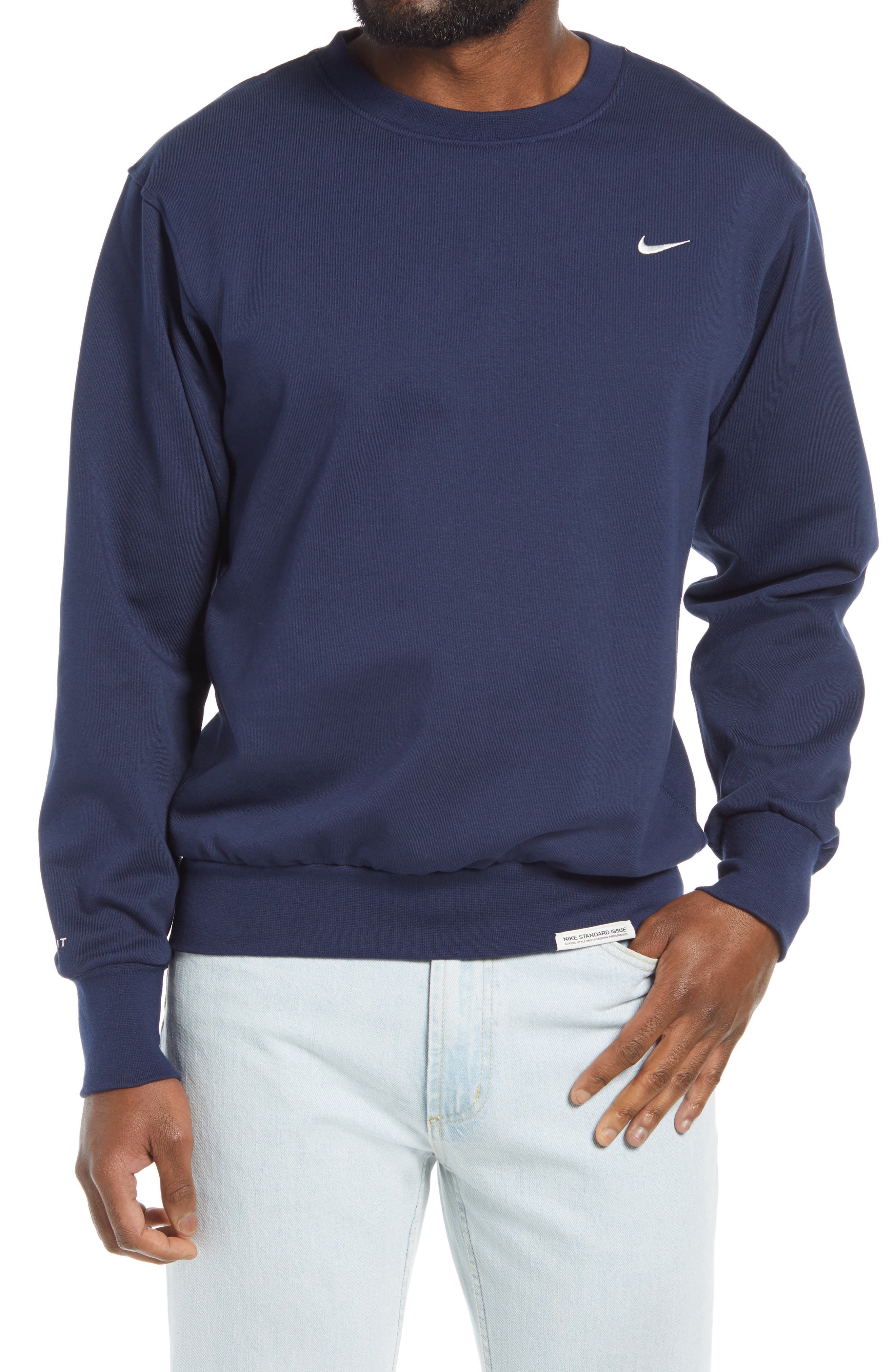 nike dri fit crew neck sweatshirt
