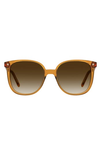 Kate Spade New York Kailey 54mm Cat Eye Sunglasses In Brown