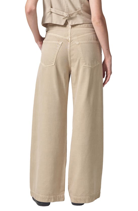 Shop Citizens Of Humanity Beverly Slouchy Bootcut Pants In Taos Sand