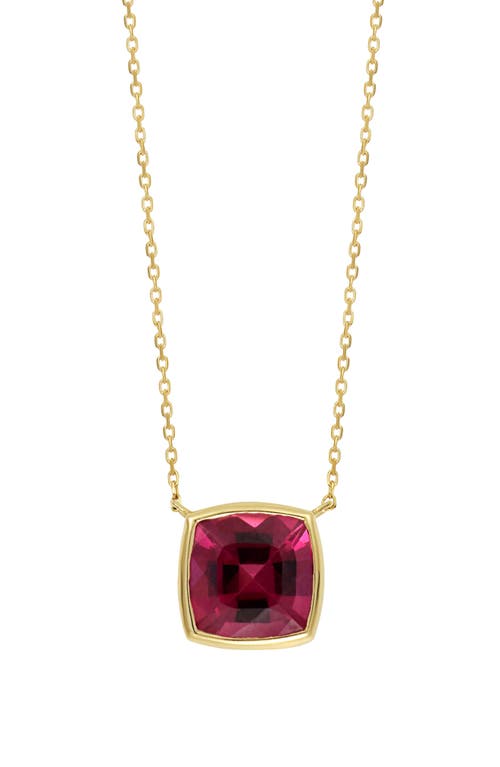 Bony Levy 14K Gold Rhodolite Pendant Necklace in 14K Yellow Gold at Nordstrom, Size 18