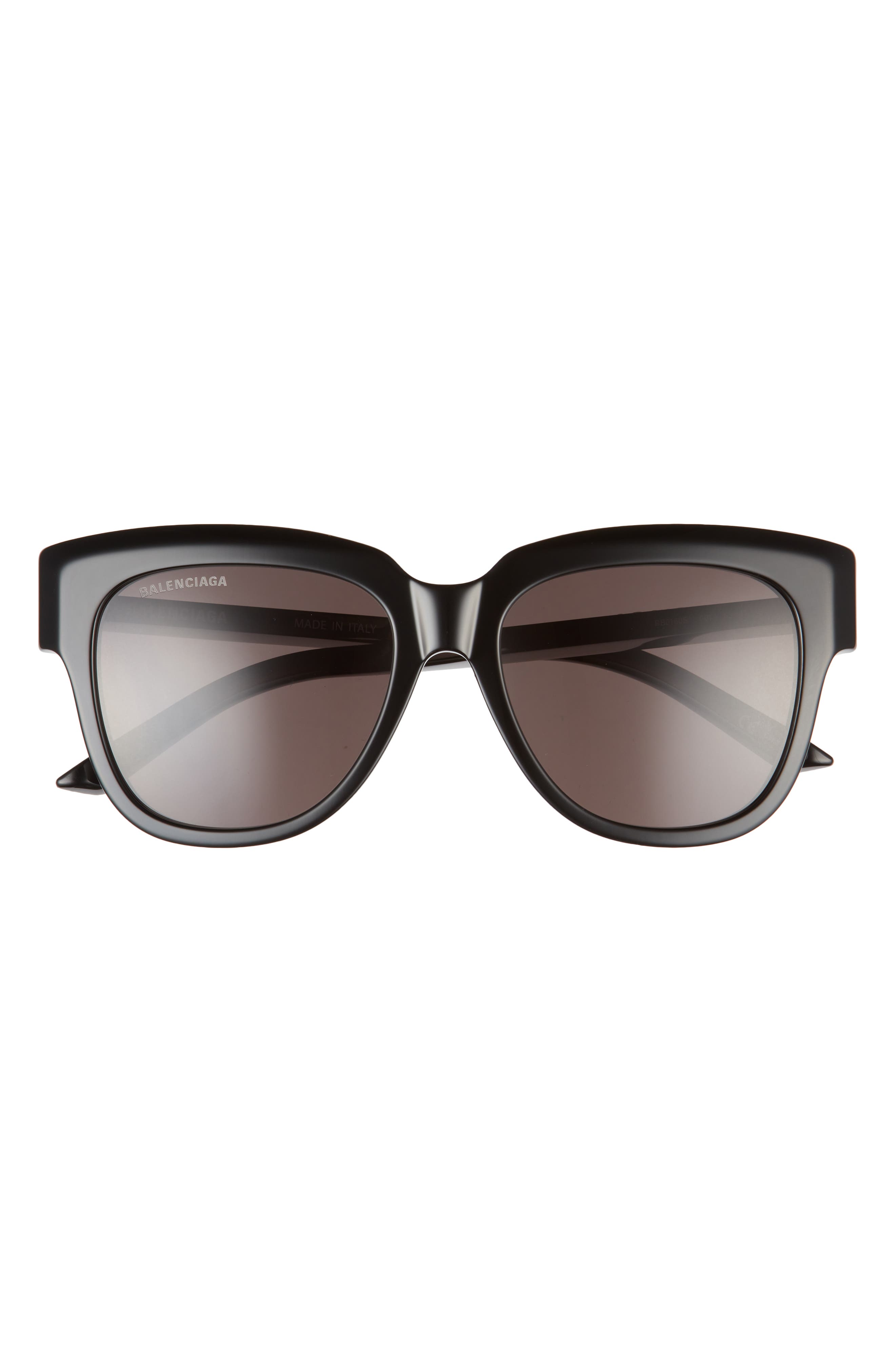 Balenciaga 53mm Rectangular Sunglasses in Black at Nordstrom