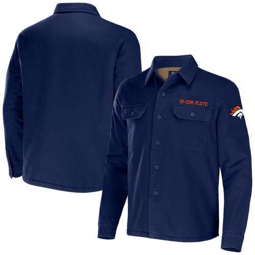 UPC 196615392699 product image for Men's NFL x Darius Rucker Collection by Fanatics Navy Denver Broncos Canvas Butt | upcitemdb.com