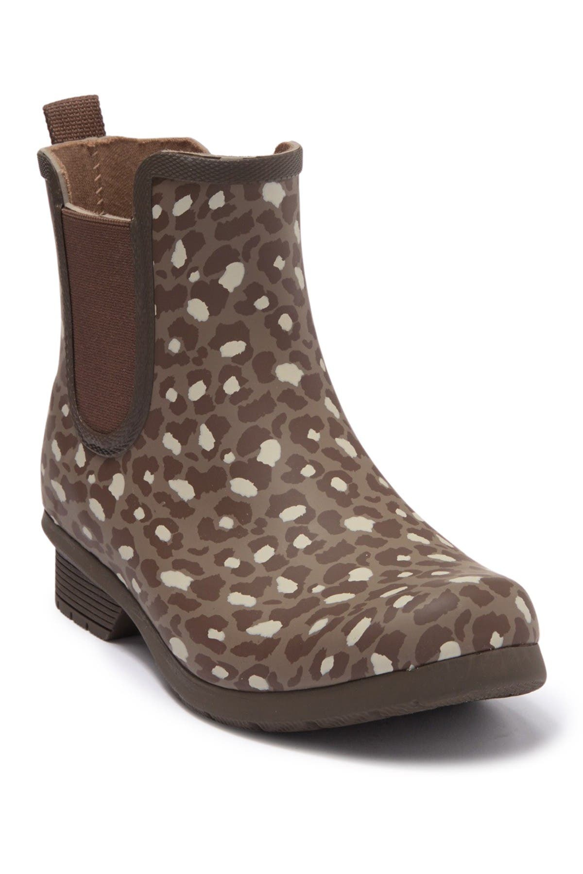 leopard print rain boots