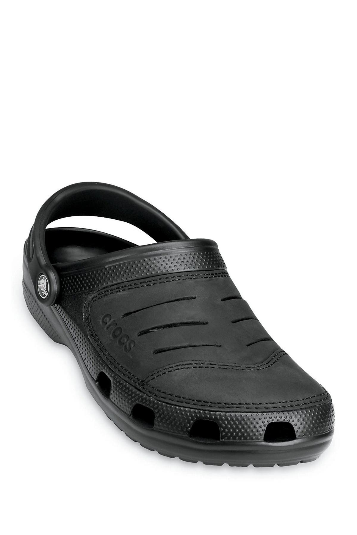 crocs at rack room on Crocs Bogota Leather Trim Clog Nordstrom Rack